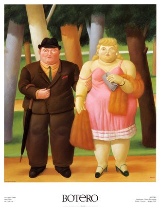 A Couple by Fernando Botero