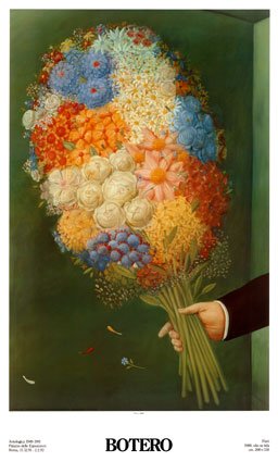Flowers by Fernando Botero