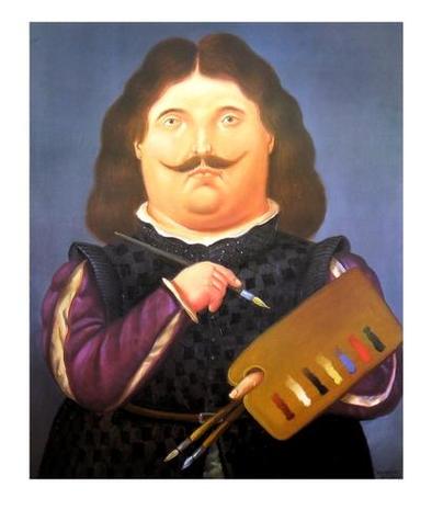 Portrait of Velazquez by Fernando Botero