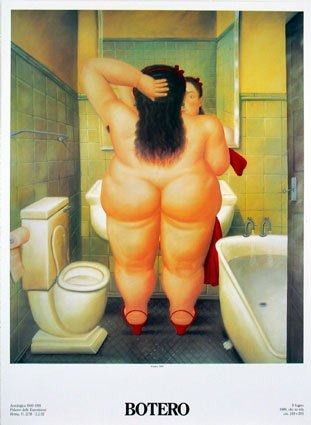 The Bath by Fernando Botero