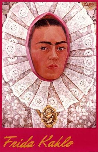 Autorretrato con Medallon by Frida Kahlo