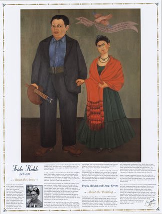 Masterworks of Art - Frida Kahlo and Diego Rivera by Frida Kahlo