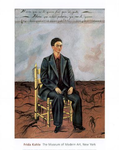 Self-Portrait with Cropped Hair 1940 by Frida Kahlo