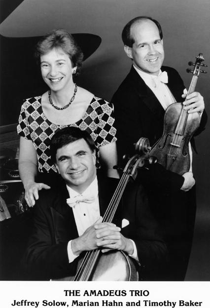 Amadeus Trio Members perform piano trios of Haydn, Tchaikovsky and Cassado on January 7, 2001